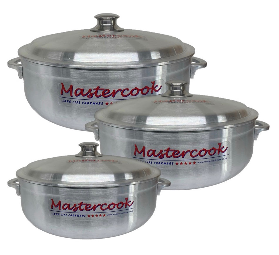 Mastercook Aluminium Caldero Cookware Small Set Of 3 - Image 1