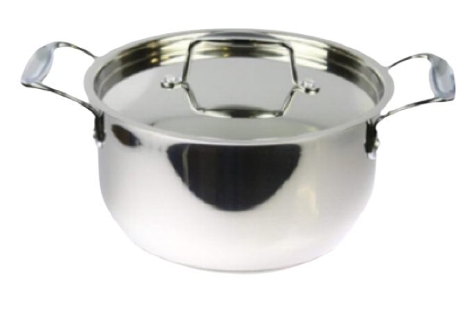 Mastercook Stainless Steel Casserole With Lid 28cm - Image 1