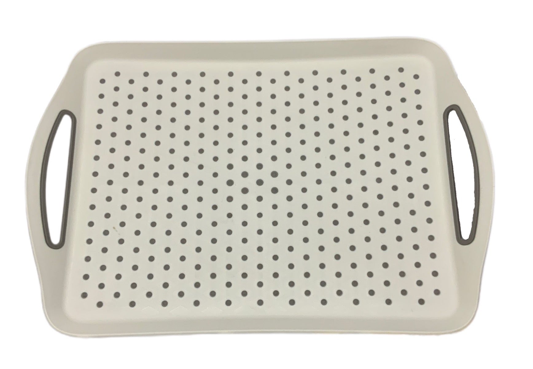 White Anti Slip Serving Tray White - Image 1