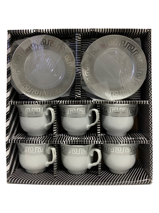 Tea Set Meander Silver MEANDER12PC Silver Set Of 12 - Image 1