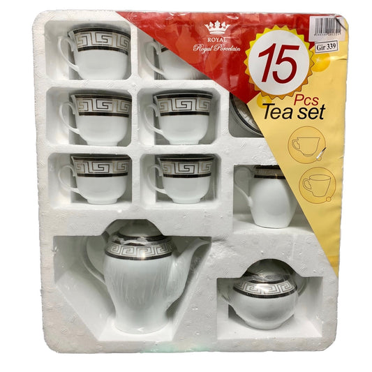 Saya Porcelain Tea Set PORCELAIN15 Set Of 15 - Image 1