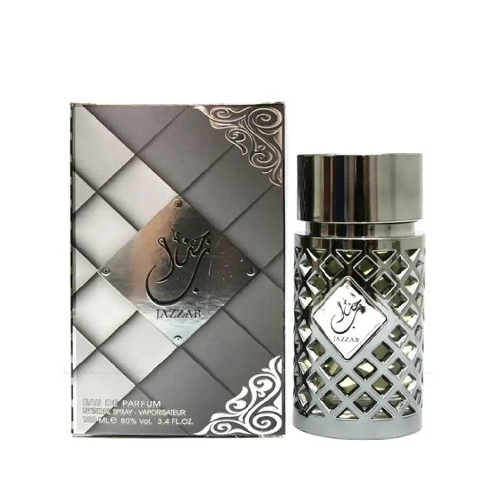 Jazzab Silver Perfume Men PERFUME100ML Silver 100ml - Image 2