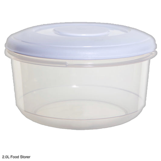 Whitefurze Round Food Storer 2.0l - Image 1
