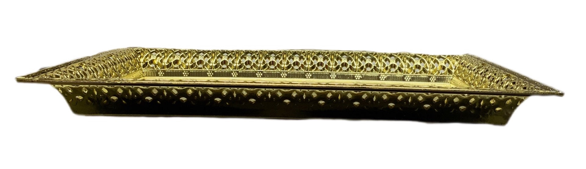Gold Plastic Tray Gold - Image 3