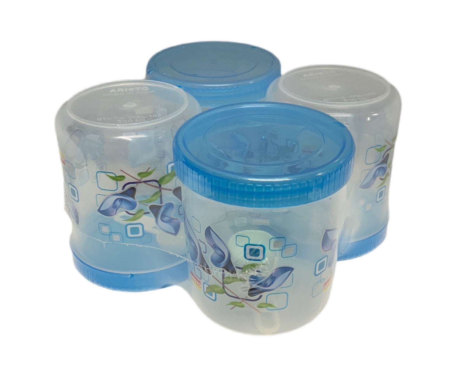 Storewel Container Pack Of 4 Blue Blue - Image 1