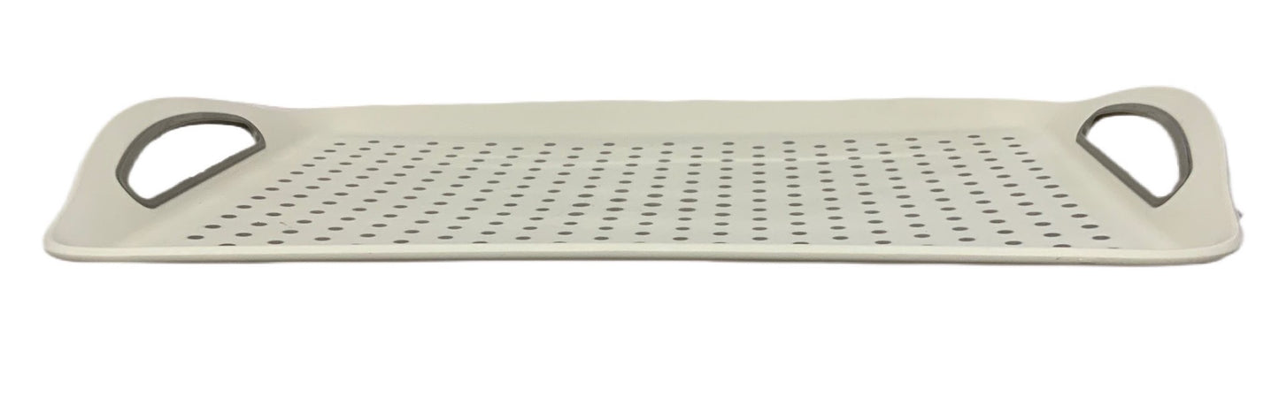 White Anti Slip Serving Tray White - Image 2