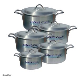Aluminium Select Cookware Set of 5-0