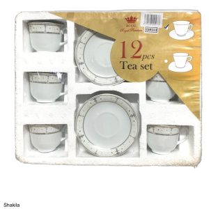 Shakila Porcelain 12 Piece Tea Set-0