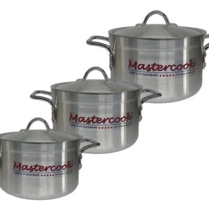 Aluminium Cookware Set 2-4 Metal Handle-0