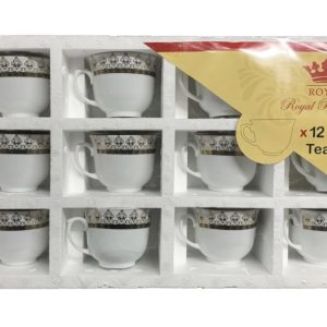 Sorena Porcelain 12 Piece Tea Cups-0