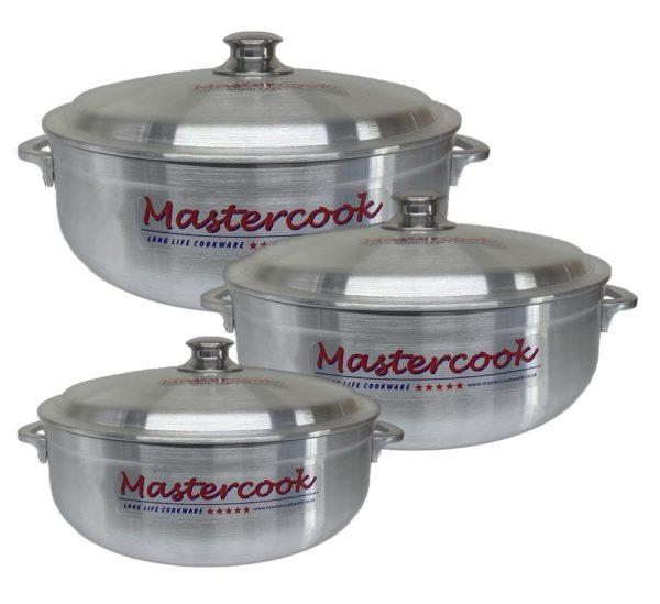 Mastercook Aluminium Caldero Cookware Set of 3 Small-0