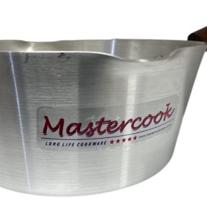 Mastercook Aluminium Milk Pan Wooden Handle 23cm-0