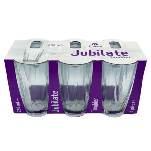Jubiliet Glasses Pack of 6-0