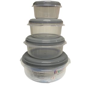Round container set of 4-0