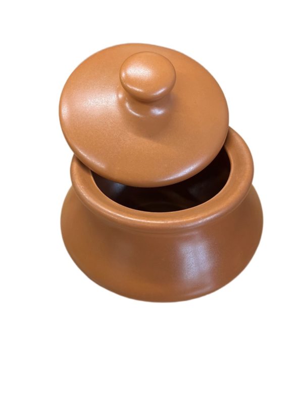 ceramic handi pot with lid -2281
