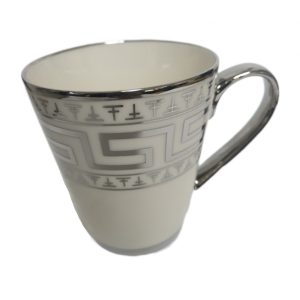 Silver print mug -0